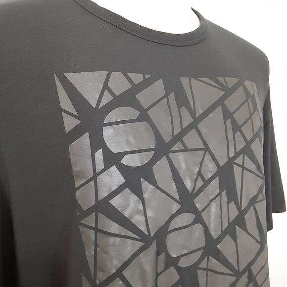 Lululemon 5 Year Basic Tee SeaWheeze Black Short Sleeve T Shirt Men L/XL - Picture 2 of 8